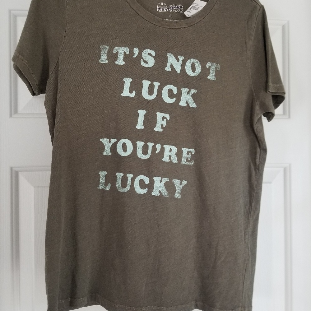 NWT Lucky brand tshirt size small
